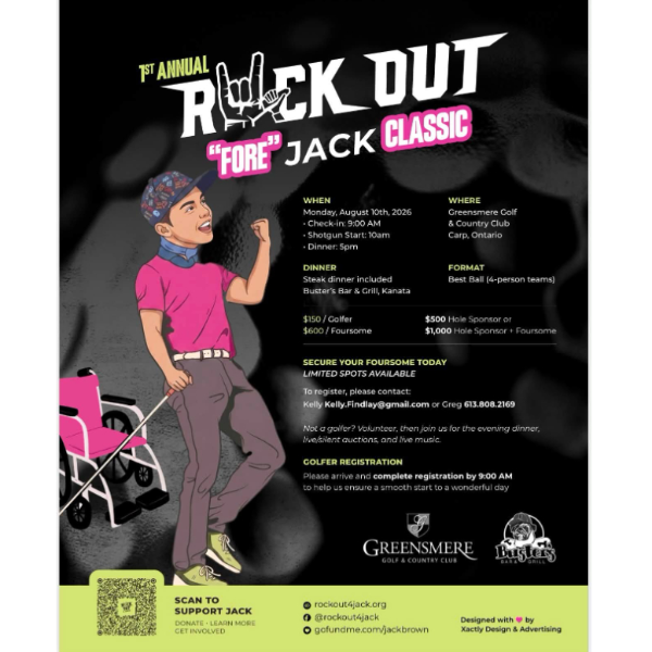 1st Annual Rock Out "FORE" Jack Golf Classic